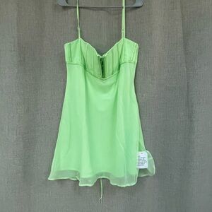 NWT ASOS lime tank dress